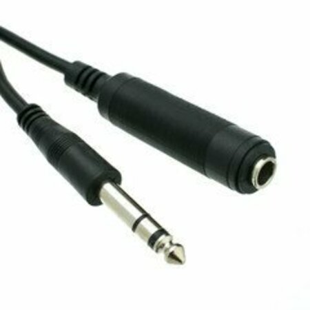 SWE-TECH 3C 1/4 inch Stereo Extension Cable, TRS, 1/4 inch Male to 1/4 inch Female, 25 foot FWT10A1-62225